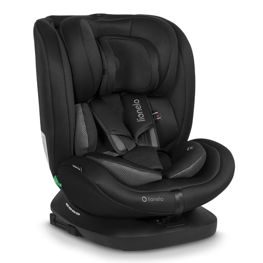 Siège Auto Évolutif – Lionelo Bastiaan i-Size Black Carbon 40-150 cm - Rotation 360°