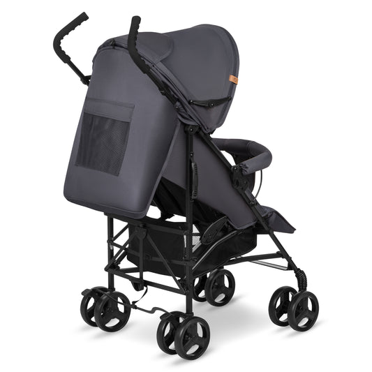 Poussette Légère – Lionelo Elia Gris Blanc - 6 mois à 3 ans - 6 kg - Pliage Compact