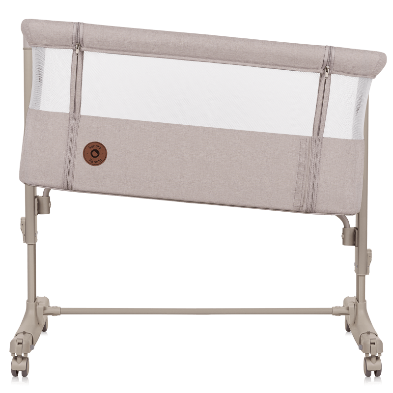 Lit Bébé 3 en 1 – Lionelo Aurora Beige Cappuccino - Cododo - Berceau - Lit Autonome