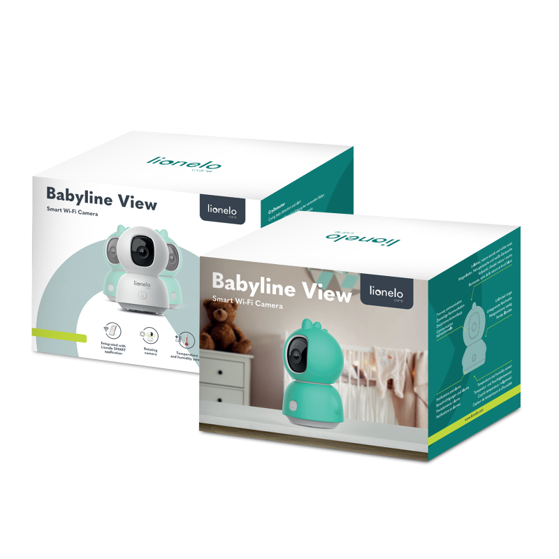 Caméra Babyphone Lionelo SMART – 2K HD - Vision Nocturne
