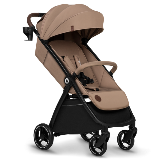 Poussette – Lionelo Ingrid Beige Sand - 6 mois à 4 ans - Pliage 1 Main - UPF50+