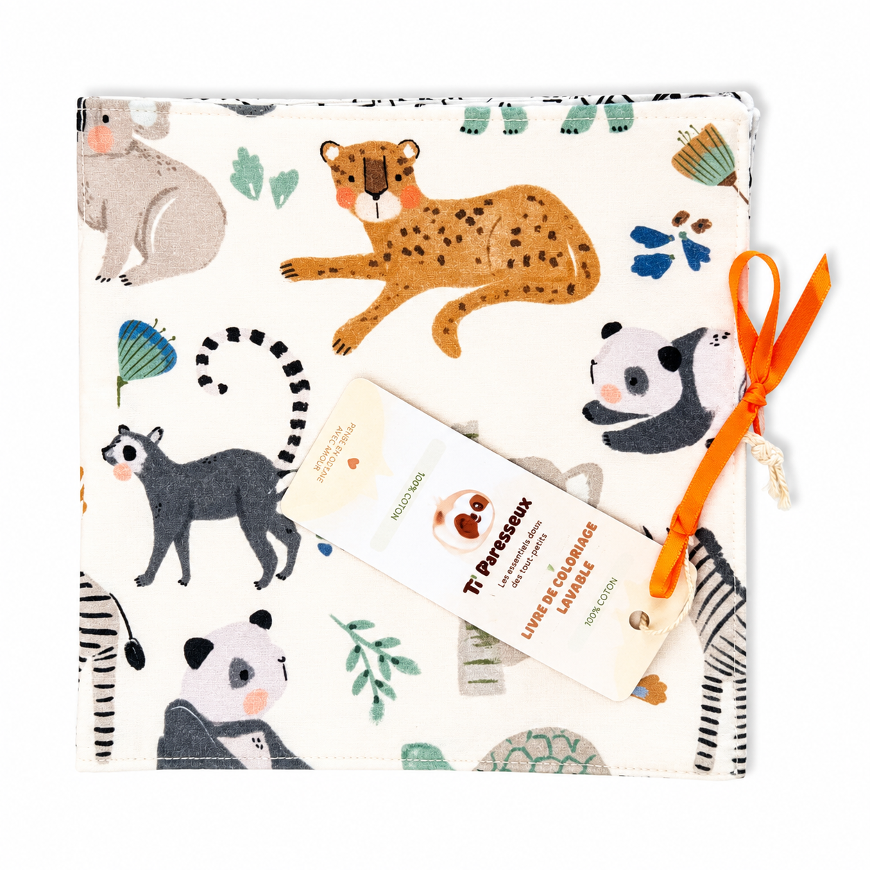 Cahier de Coloriage Lavable – Réutilisable à l'infini - Coton OEKO-TEX