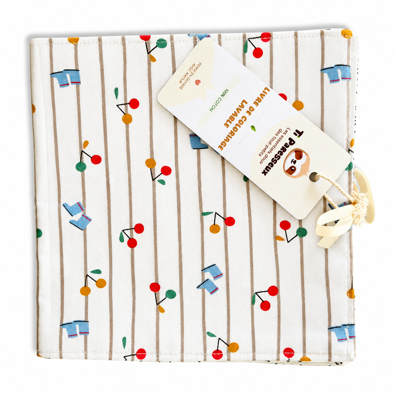 Cahier de Coloriage Lavable – Réutilisable à l'infini - Coton OEKO-TEX