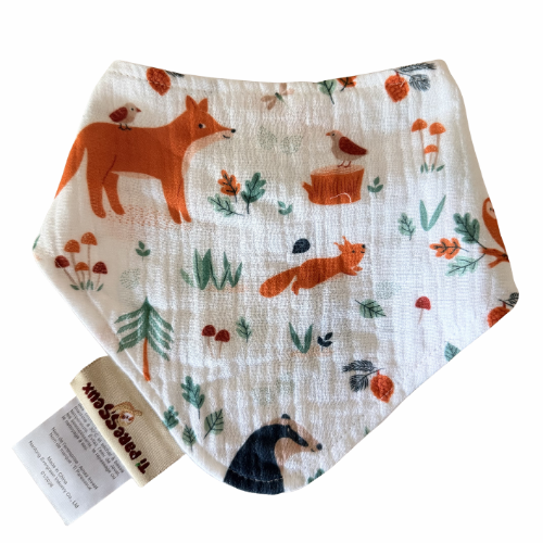 Bavoir Bébé – Mousseline 100% Coton - Ultra Doux - Repas & Dents