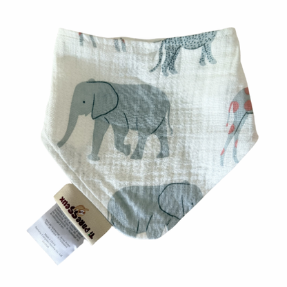 Bavoir Bébé – Mousseline 100% Coton - Ultra Doux - Repas & Dents