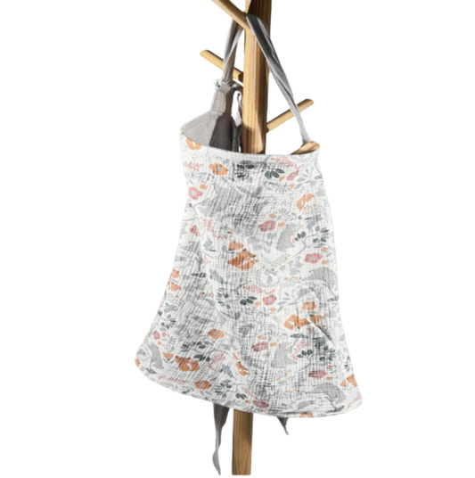 Couverture d'Allaitement – Mousseline 100% Coton - 71x101 cm - Discrète & Respirante