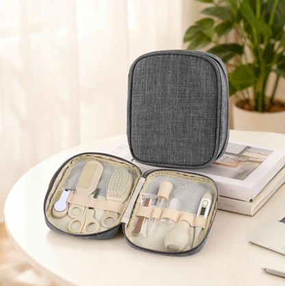 Kit de Toilette Bébé 9 Pièces – Hygiène Complète - Dès la Naissance