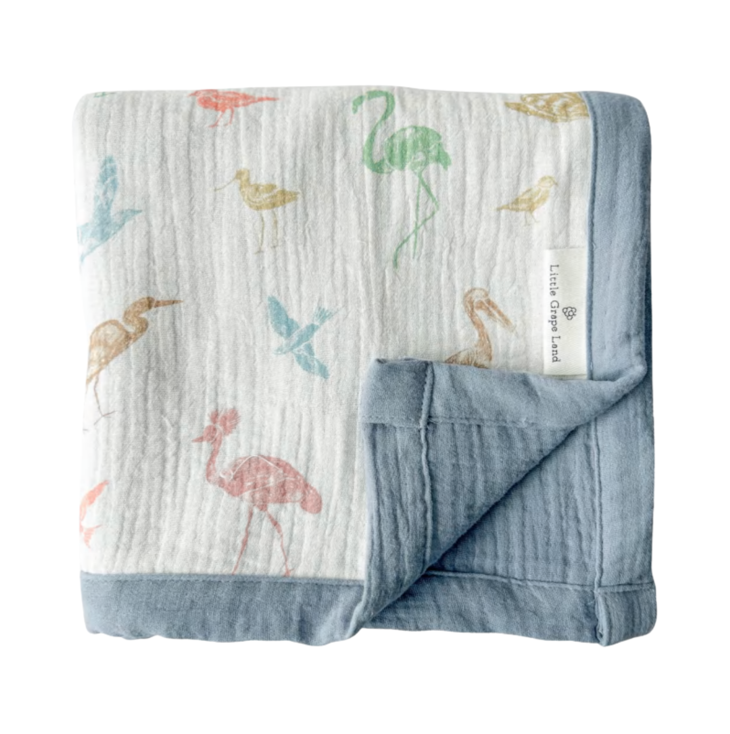 Lange Bébé en Mousseline 2 Couches – 100% Coton - 91,5x91,5 cm - Légère & Multi-Usage