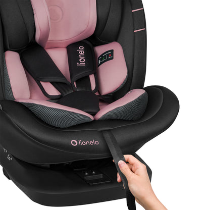 Siège Auto Évolutif – Lionelo Bastiaan i-Size Pink Rose 40-150 cm - Rotation 360°