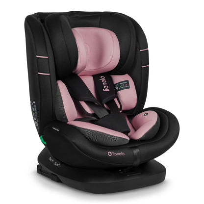 Siège Auto Évolutif – Lionelo Bastiaan i-Size Pink Rose 40-150 cm - Rotation 360°