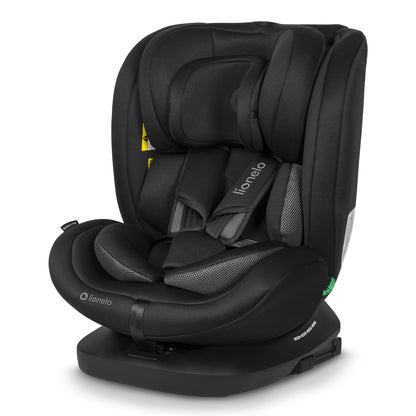 Siège Auto Évolutif – Lionelo Bastiaan i-Size Black Carbon 40-150 cm - Rotation 360°