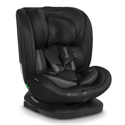 Siège Auto Évolutif – Lionelo Bastiaan i-Size Black Carbon 40-150 cm - Rotation 360°