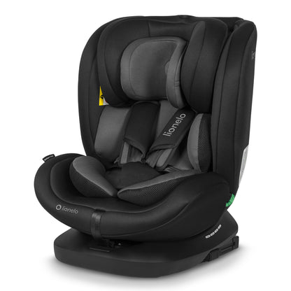 Siège Auto Évolutif – Lionelo Bastiaan i-Size Black Grey  40-150 cm - Rotation 360°