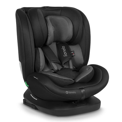 Siège Auto Évolutif – Lionelo Bastiaan i-Size Black Grey  40-150 cm - Rotation 360°
