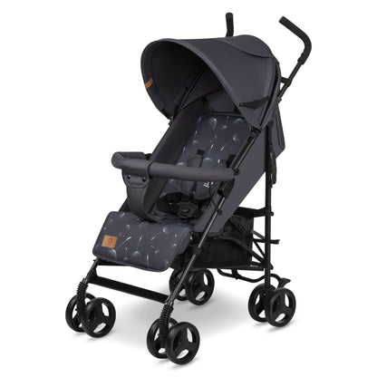 Poussette Légère – Lionelo Elia Gris Blanc - 6 mois à 3 ans - 6 kg - Pliage Compact
