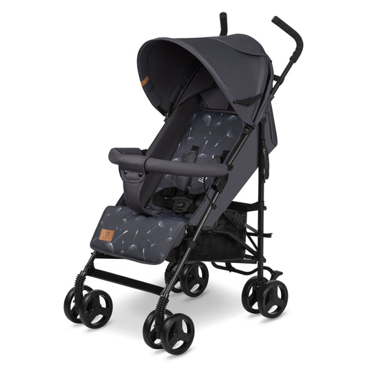 Poussette Légère – Lionelo Elia Gris Blanc - 6 mois à 3 ans - 6 kg - Pliage Compact