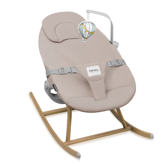 Transat Balancelle Bébé – Lionelo Dalia Rocker Beige Sand 0-9 kg