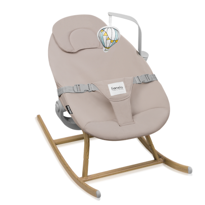 Transat Balancelle Bébé – Lionelo Dalia Rocker Beige Sand 0-9 kg