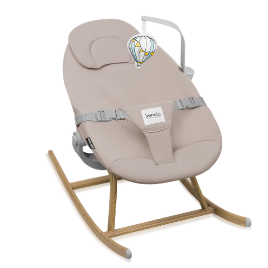 Transat Balancelle Bébé – Lionelo Dalia Rocker Beige Sand 0-9 kg