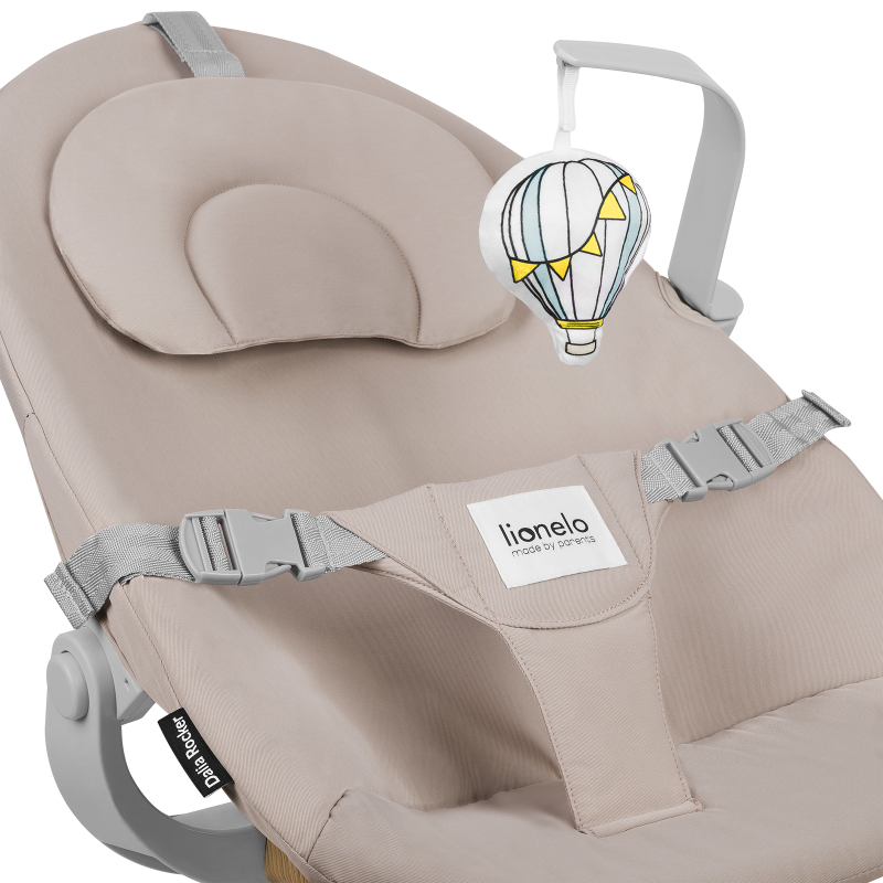 Transat Balancelle Bébé – Lionelo Dalia Rocker Beige Sand 0-9 kg