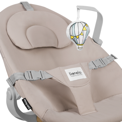Transat Balancelle Bébé – Lionelo Dalia Rocker Beige Sand 0-9 kg