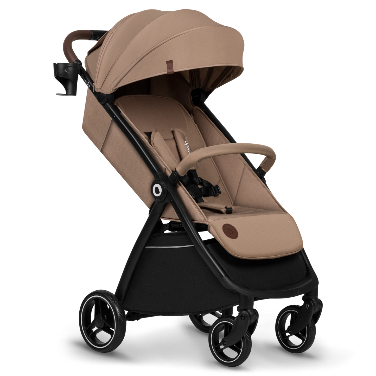 Poussette – Lionelo Ingrid Beige Sand - 6 mois à 4 ans - Pliage 1 Main - UPF50+