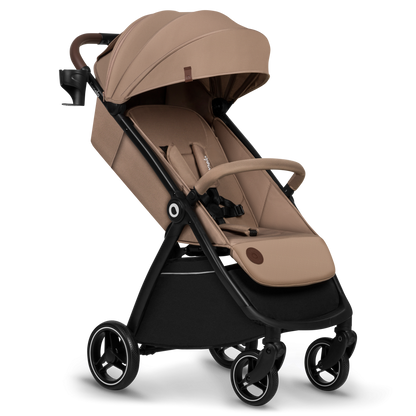 Poussette – Lionelo Ingrid Beige Sand - 6 mois à 4 ans - Pliage 1 Main - UPF50+