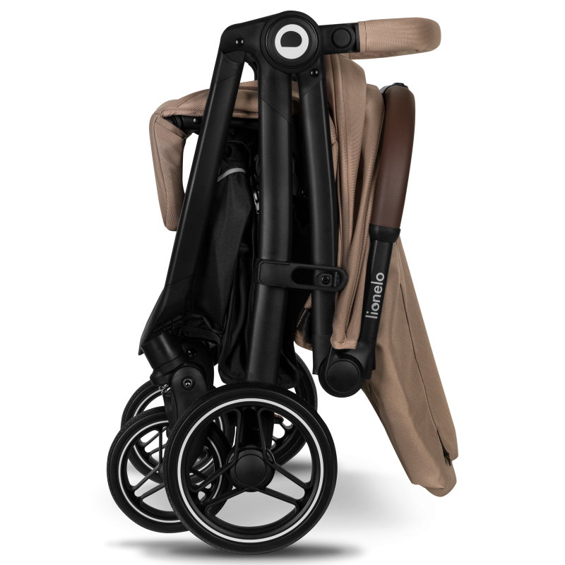 Poussette – Lionelo Ingrid Beige Sand - 6 mois à 4 ans - Pliage 1 Main - UPF50+