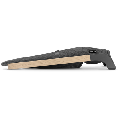 Transat Balancelle Bébé – Lionelo June Grey Graphite 0-9 kg - Arche de Jeux