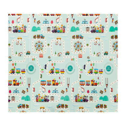 Tapis Éducatif Bébé – Lionelo Robby Multicolors 180 x 200 cm - Double Face