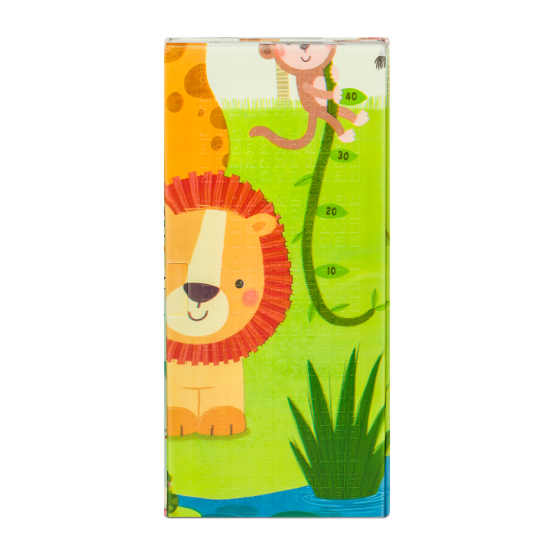 Tapis Éducatif Bébé – Lionelo Robby Multicolors 180 x 200 cm - Double Face