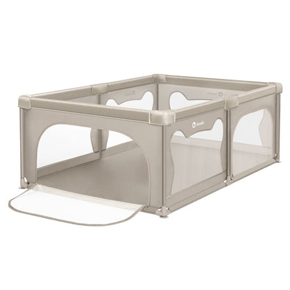 Parc Bébé XXL – Lionelo Willow Beige Sand 127x187 cm, 0-4 ans