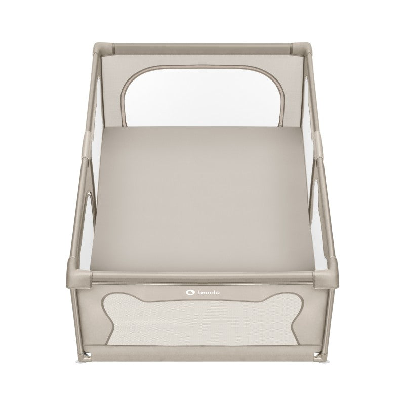 Parc Bébé XXL – Lionelo Willow Beige Sand 127x187 cm, 0-4 ans